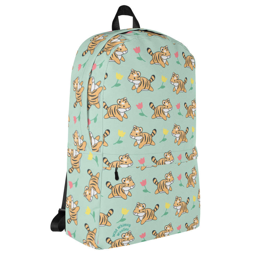 Leaping Tiger Backpack - Green