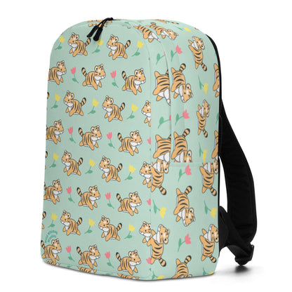 Leaping Tiger Minimalist Backpack - Green