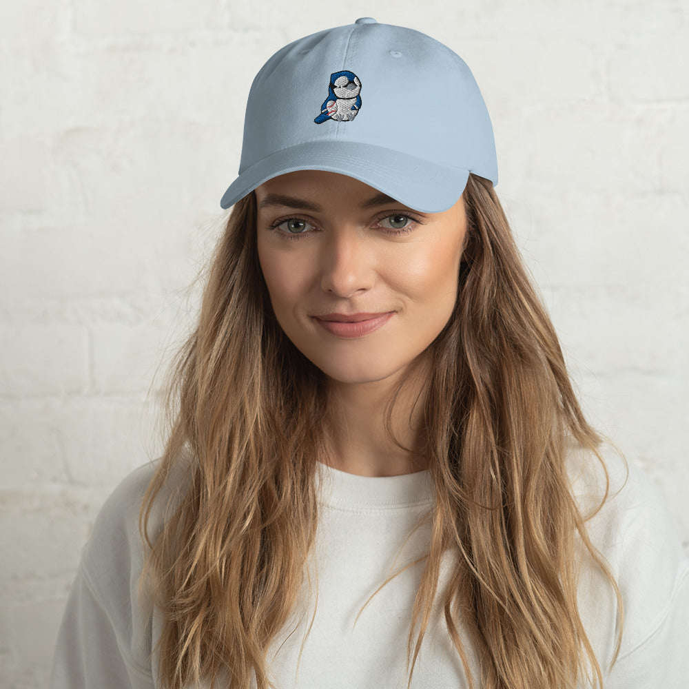 Embroidered Blue Jay Baseball Cap