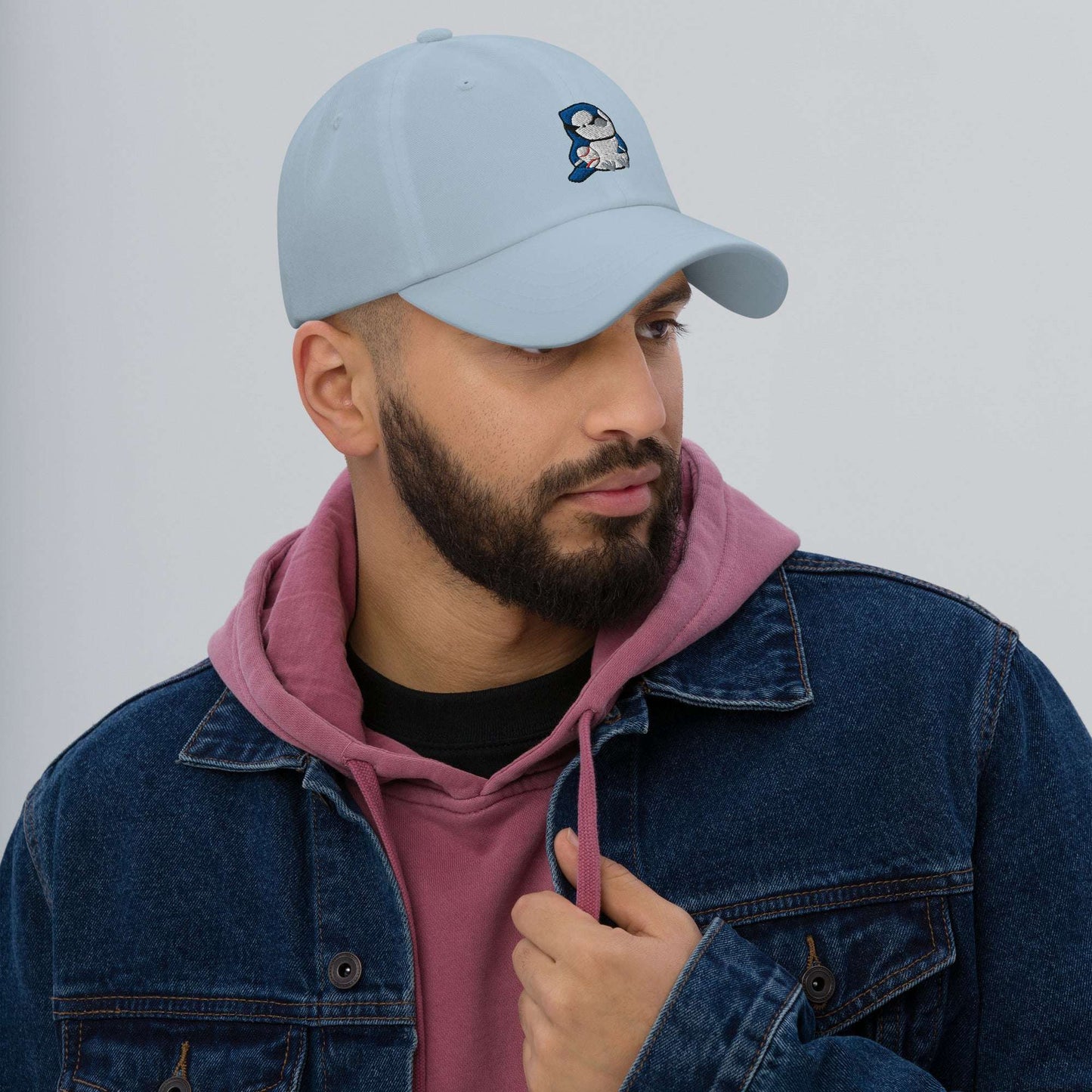 Embroidered Blue Jay Baseball Cap