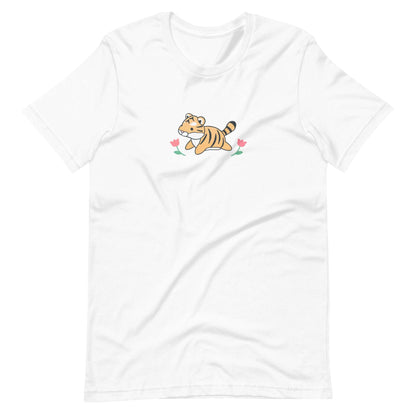 Leaping Tiger Short-Sleeve T-Shirt by Wild Whimsy Woolies