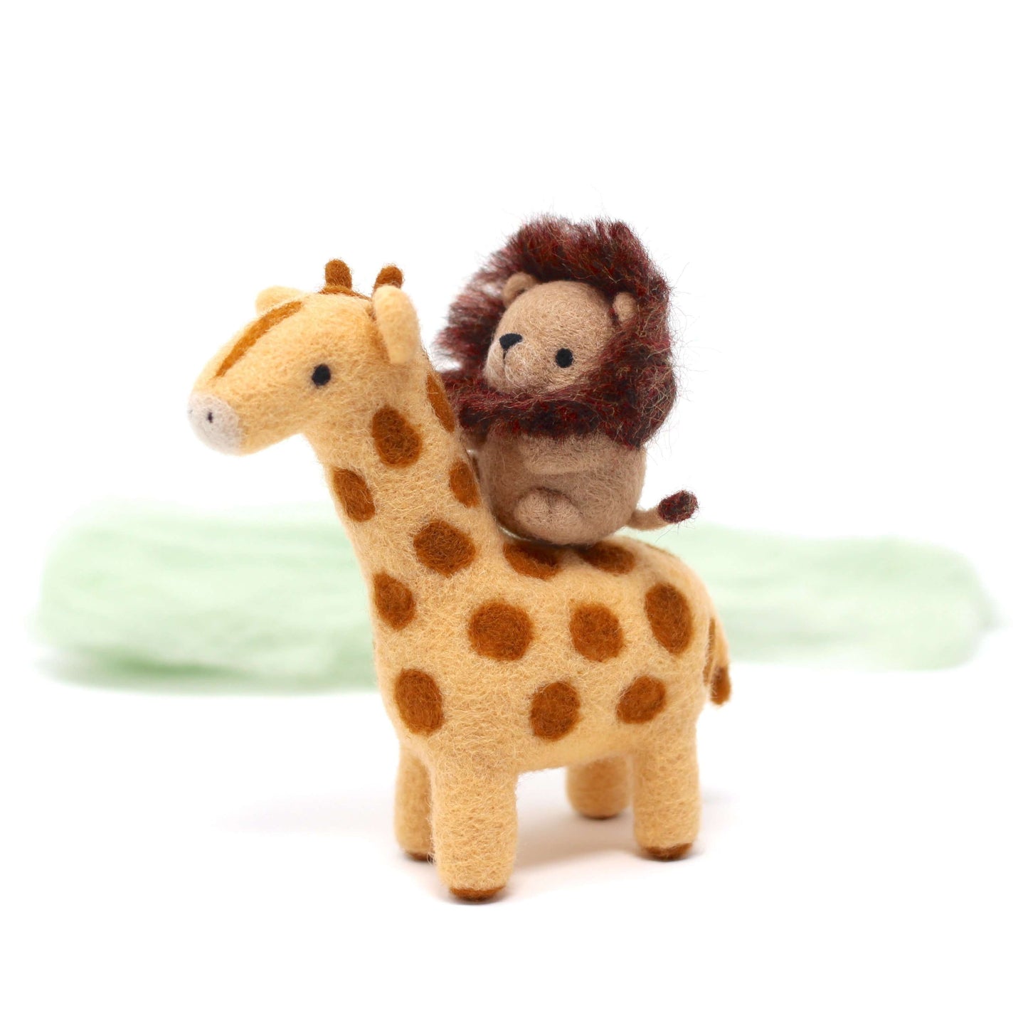 Lion Riding a Giraffe