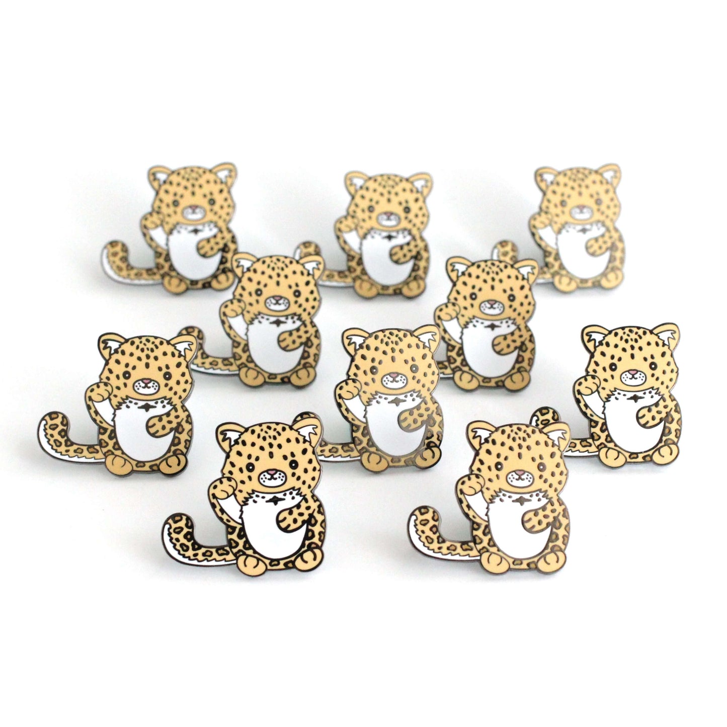 Lucky Amur Leopard Enamel Pin