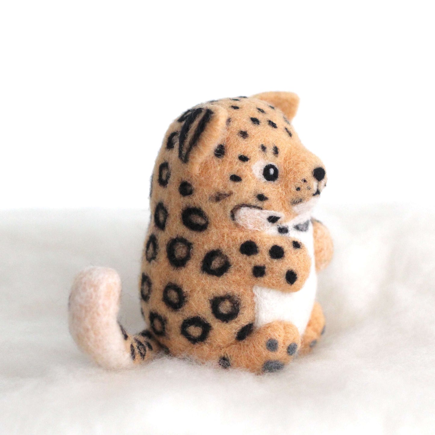 Needle Felted Amur Leopard