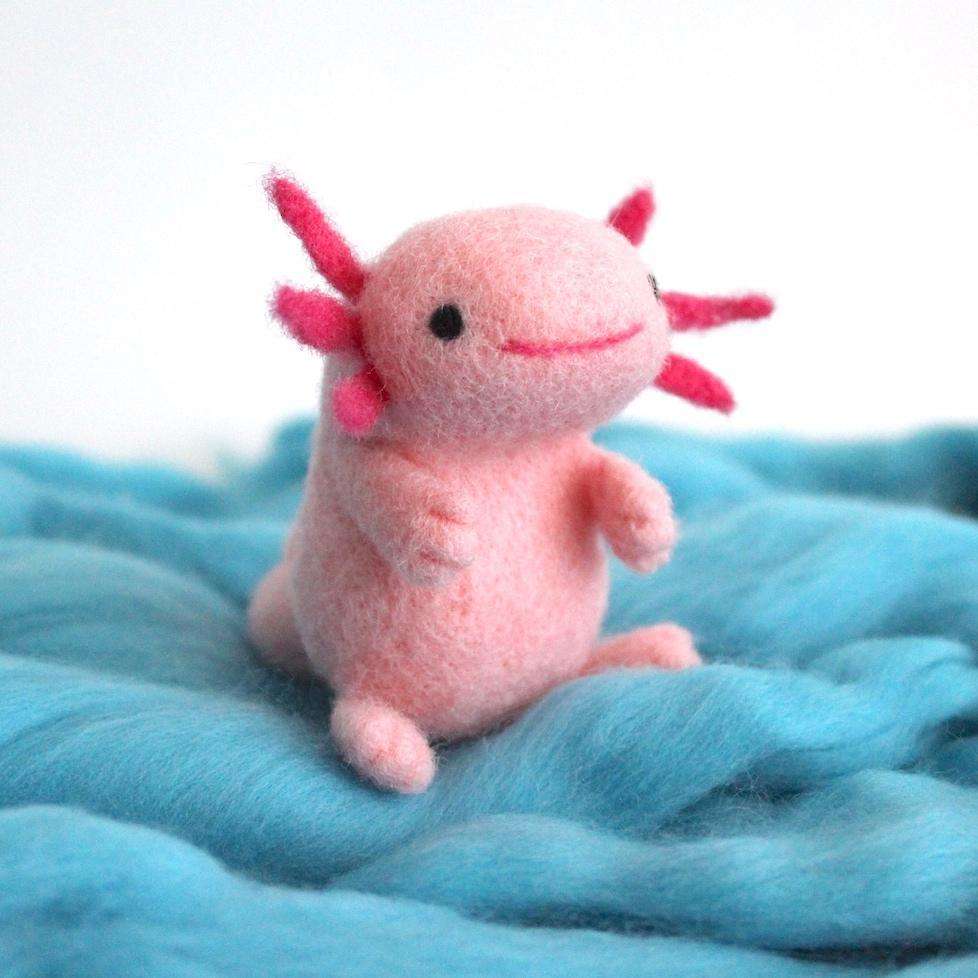 Needle Felted Axolotl