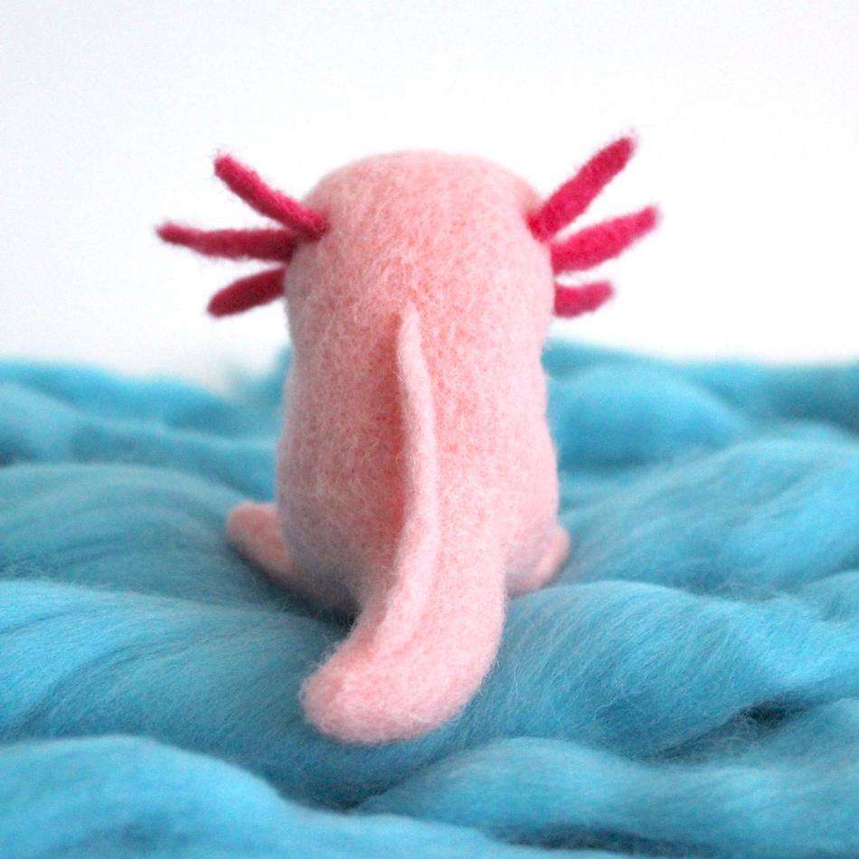 Needle Felted Axolotl