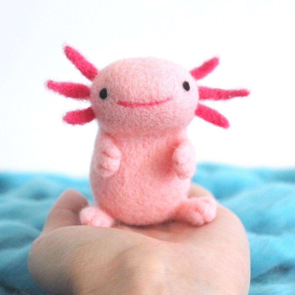 Needle Felted Axolotl