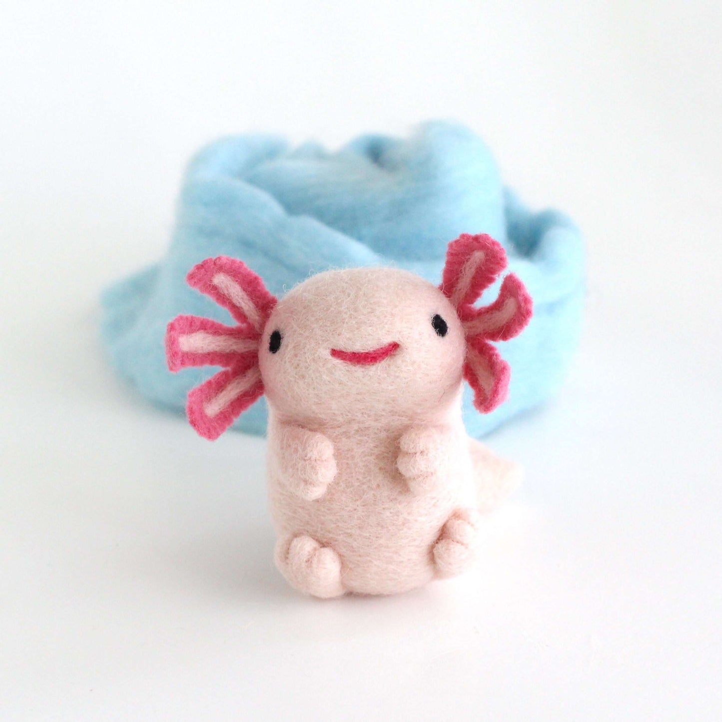 Needle Felted Axolotl