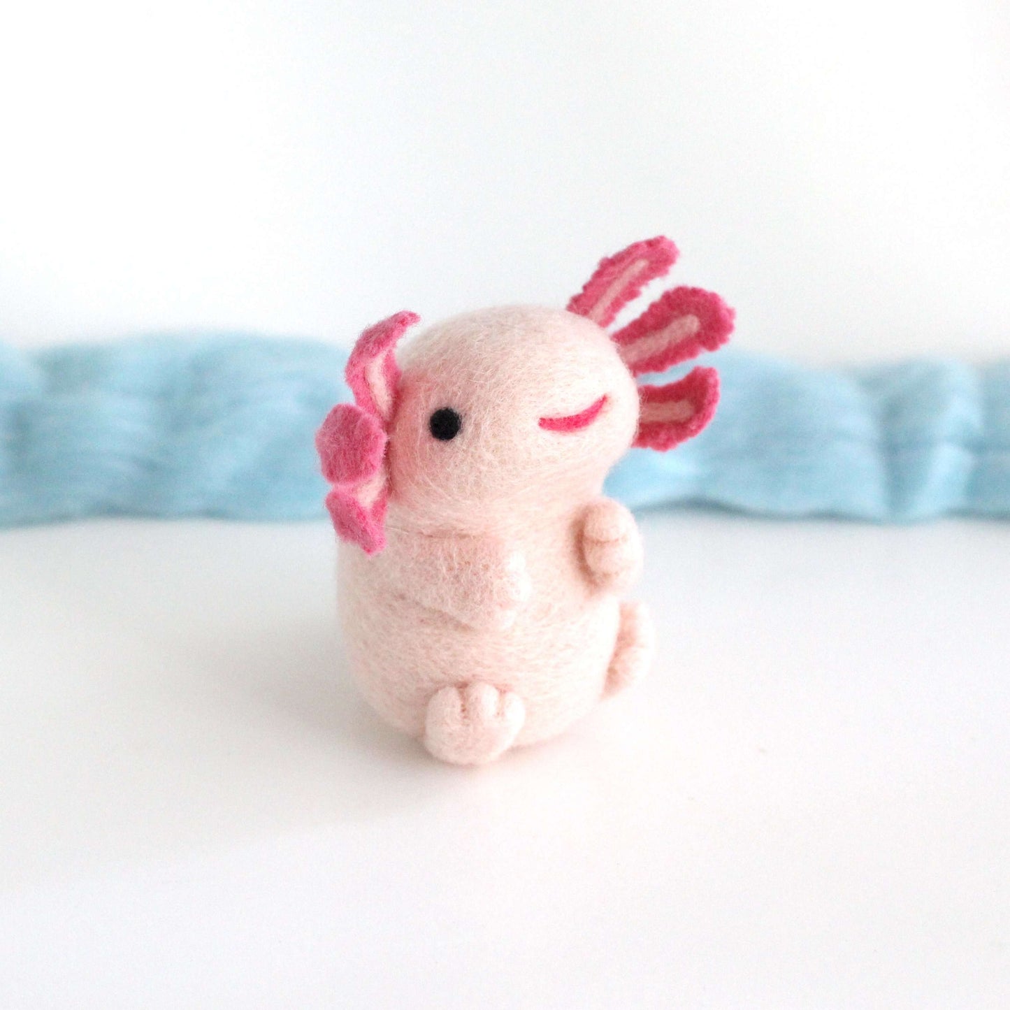 Needle Felted Axolotl