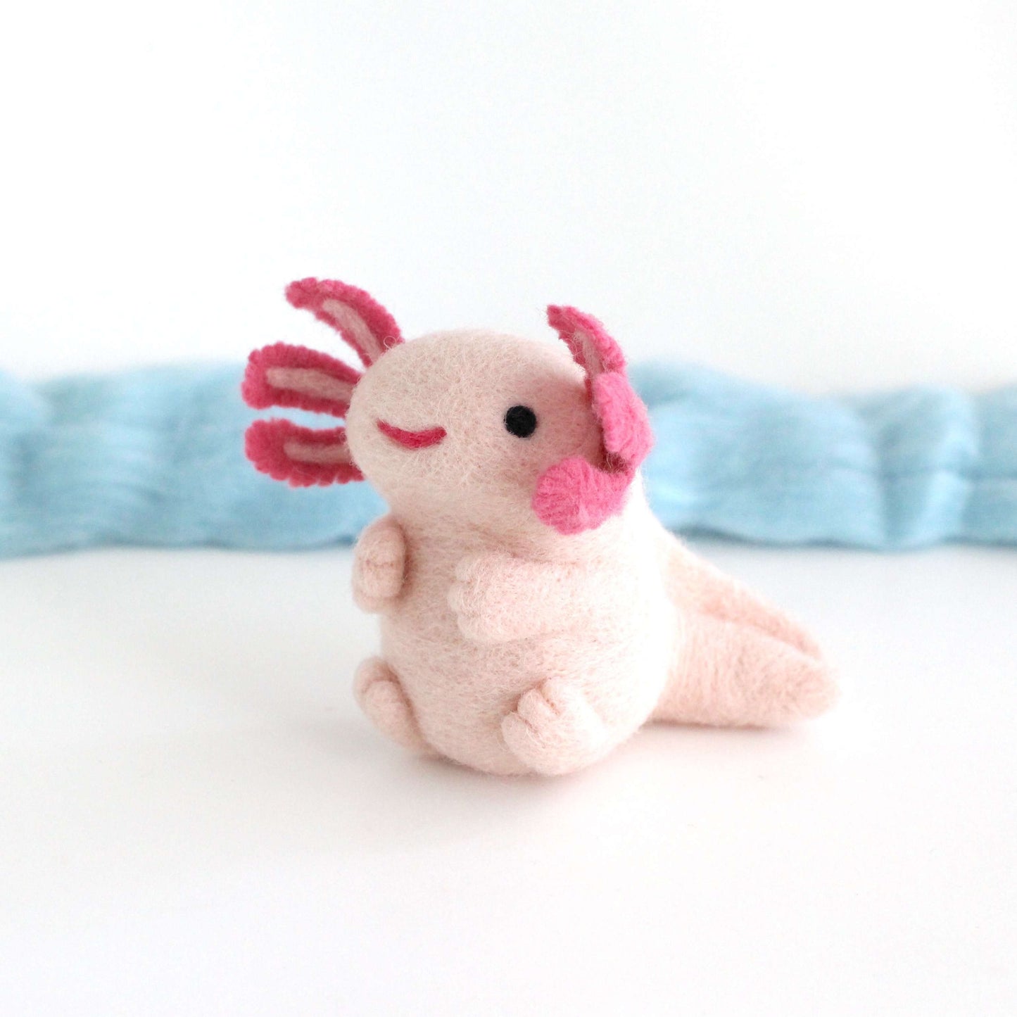 Needle Felted Axolotl