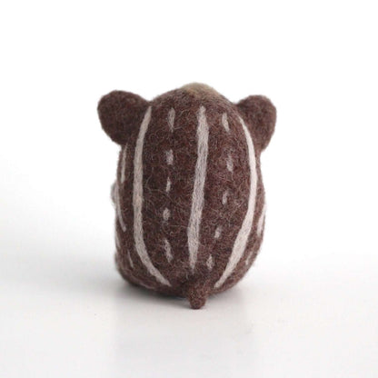 Needle Felted Baby Tapir by Wild Whimsy Woolies