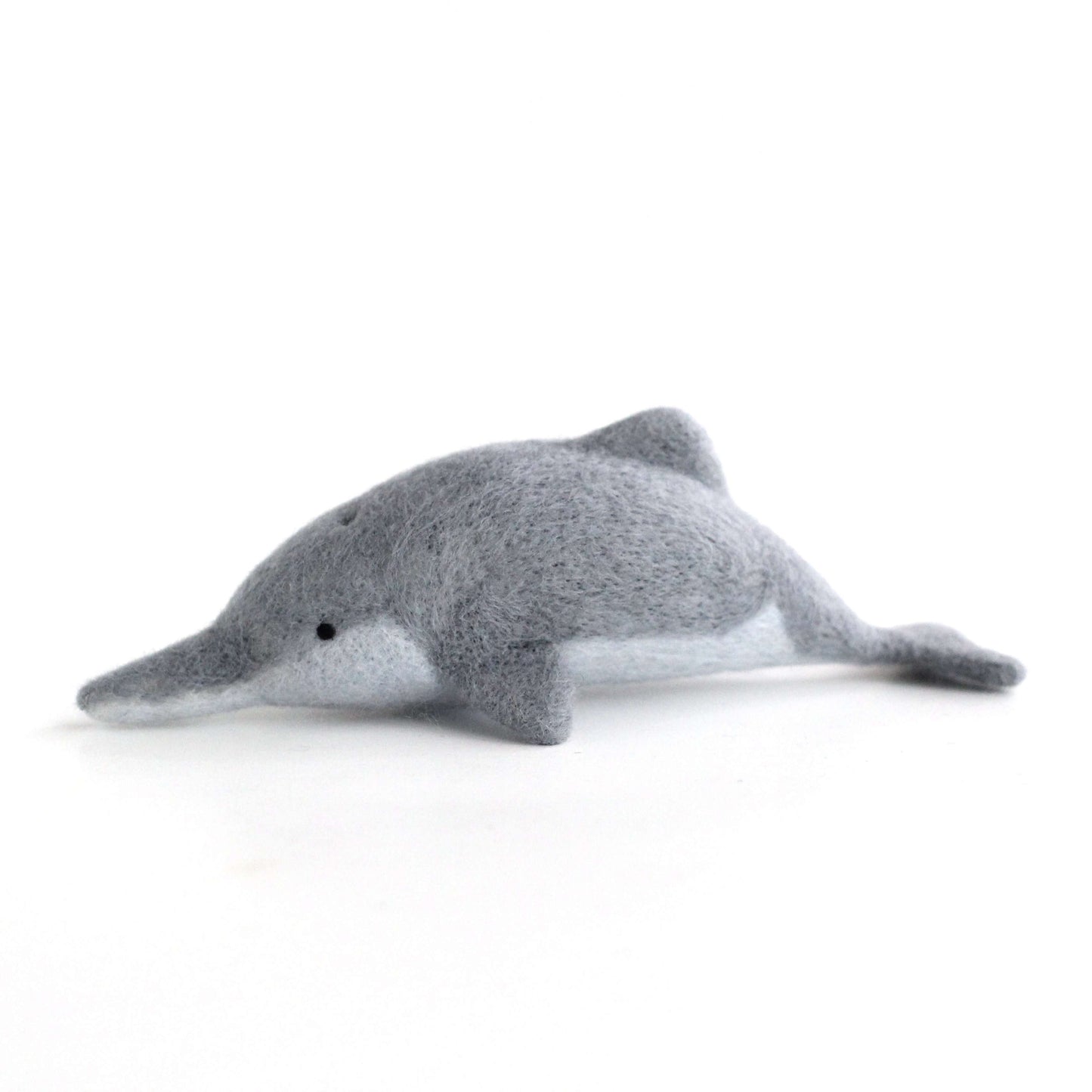 Needle Felted Baiji (Yangtze River Dolphin) by Wild Whimsy Woolies