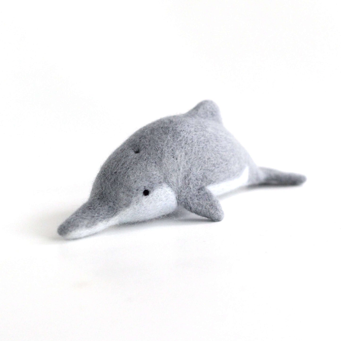 Needle Felted Baiji (Yangtze River Dolphin)