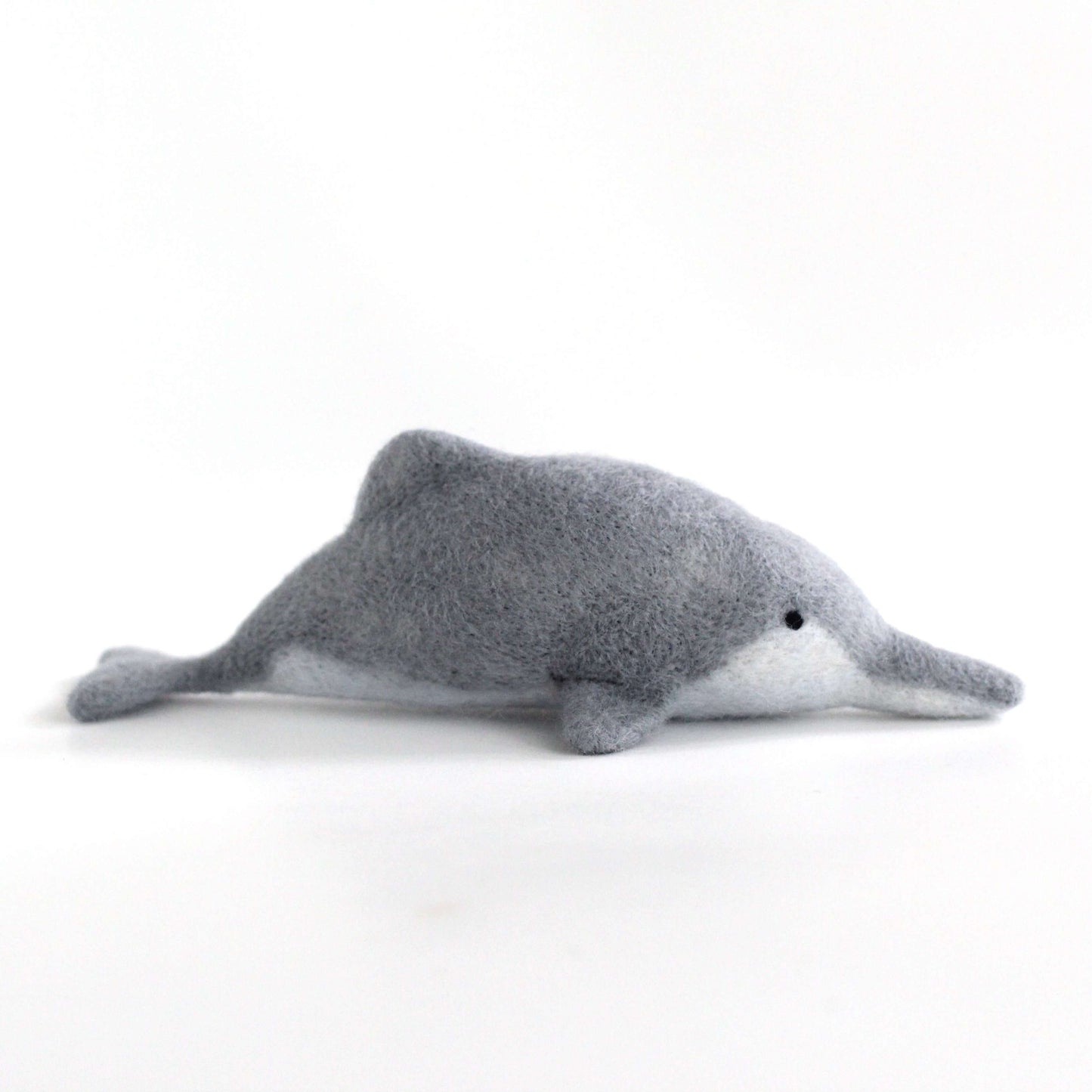 Needle Felted Baiji (Yangtze River Dolphin)