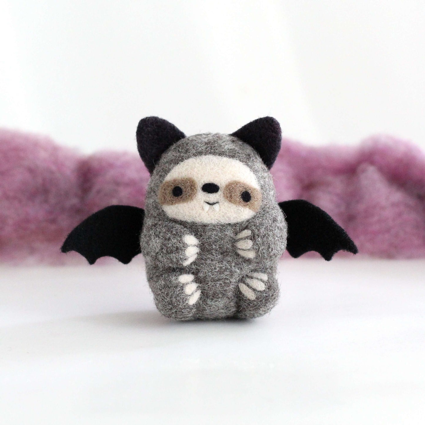 Needle Felted Batsloth