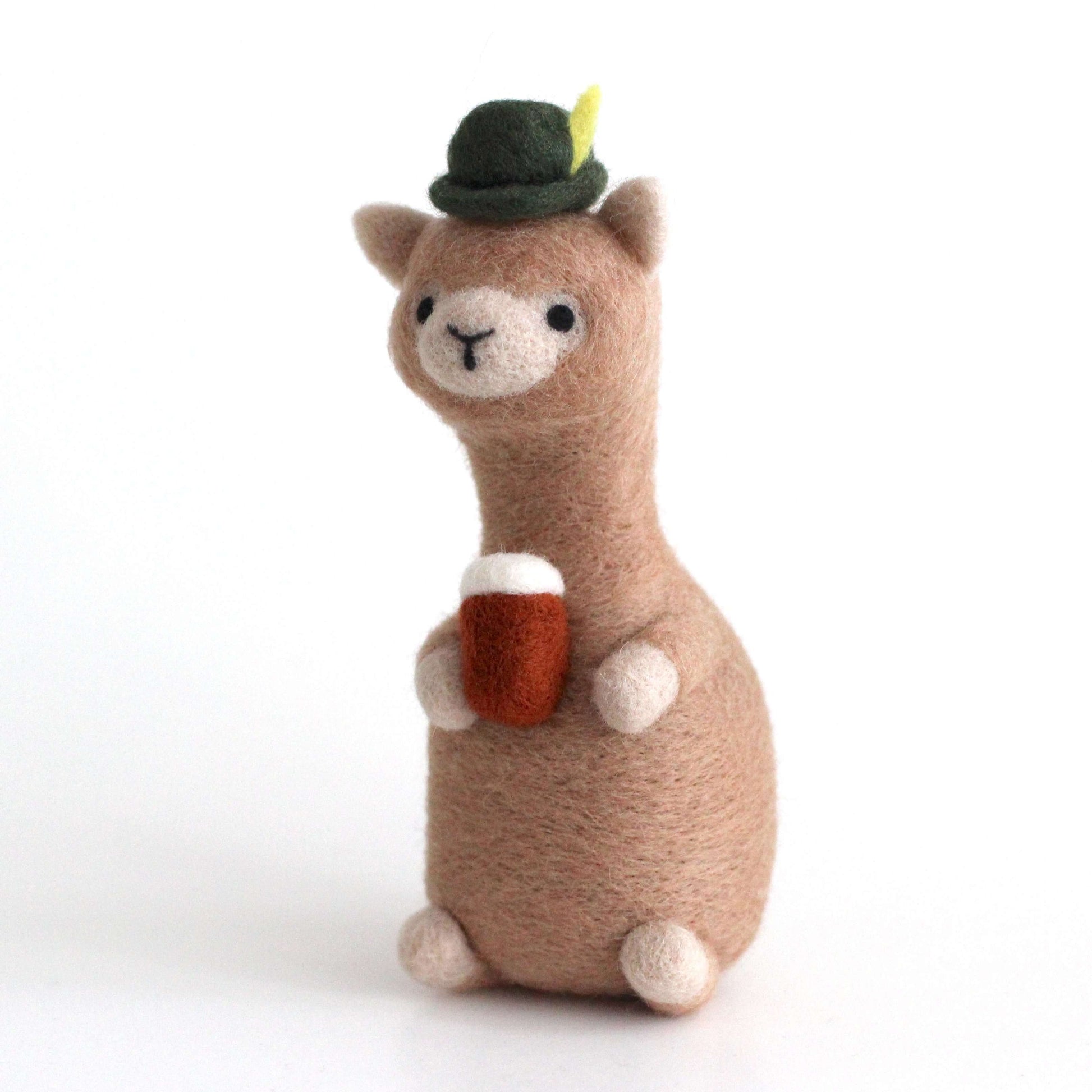 Needle Felted Bavarian Alpaca by Wild Whimsy Woolies
