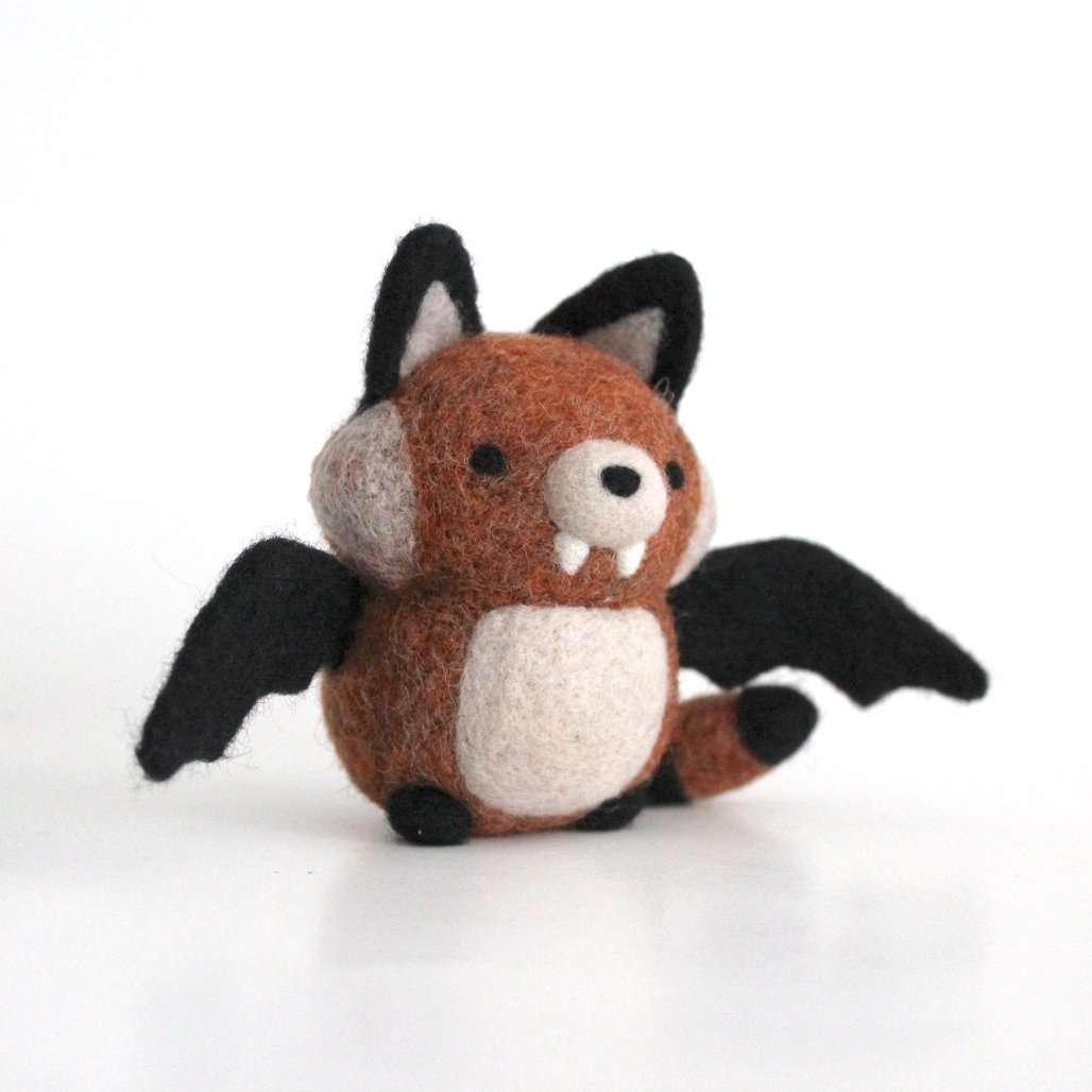 Needle Felted Beastie Bat