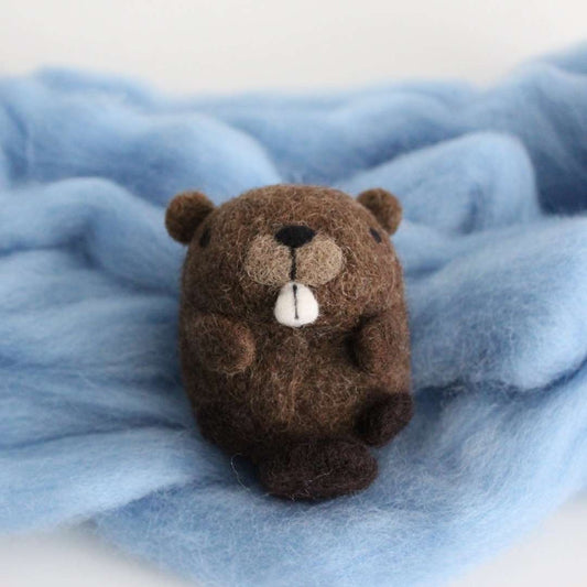 Needle Felted Beaver
