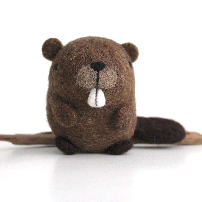 Needle Felted Beaver