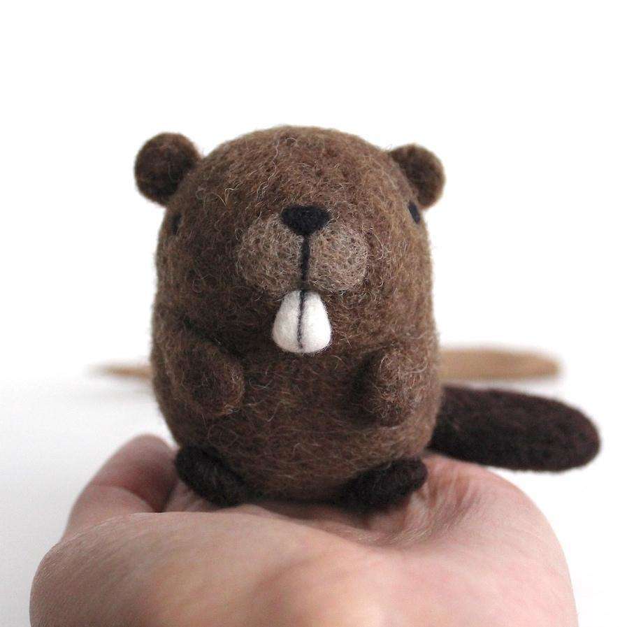 Needle Felted Beaver