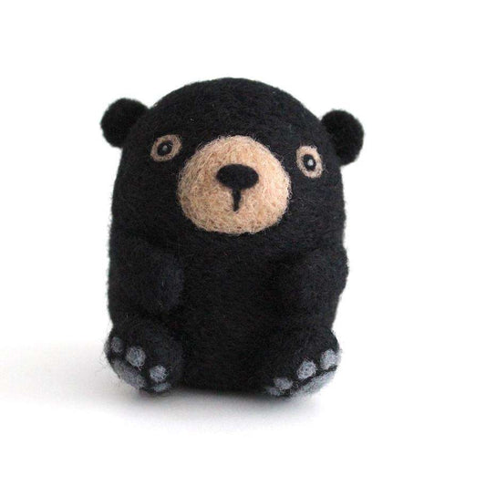 Needle Felted Black Bear