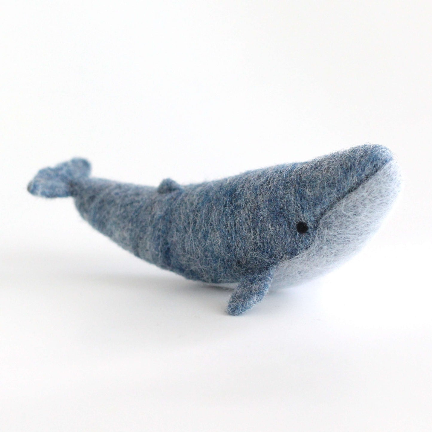 Needle Felted Blue Whale