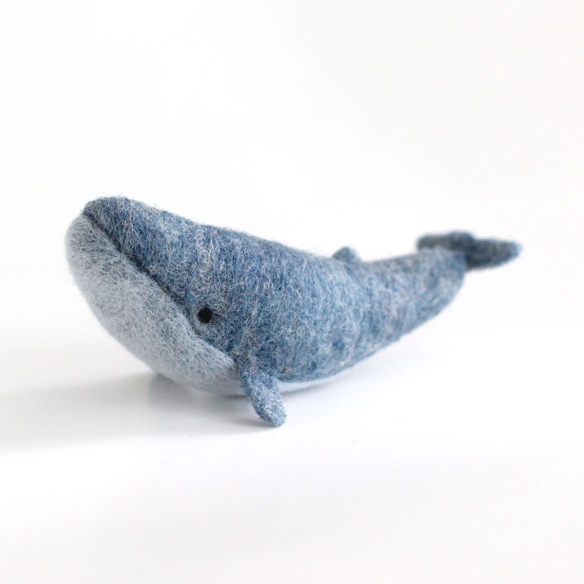 Needle Felted Blue Whale by Wild Whimsy Woolies