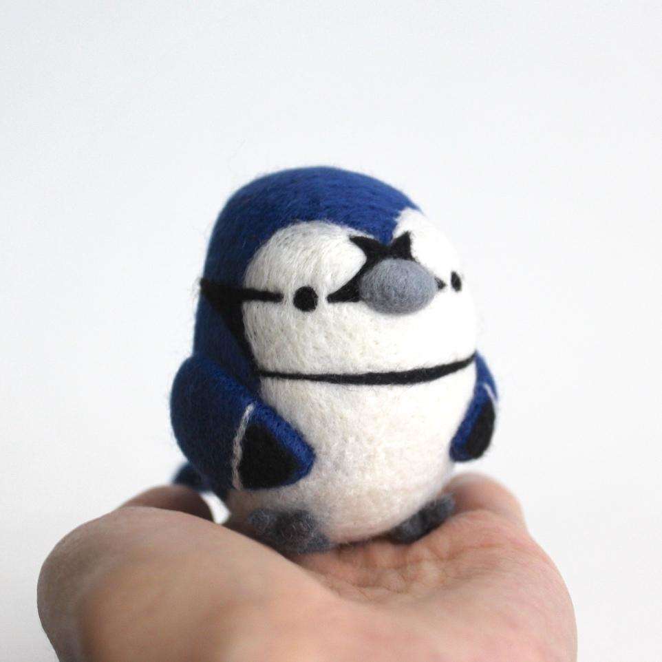 Needle Felted Bluejay