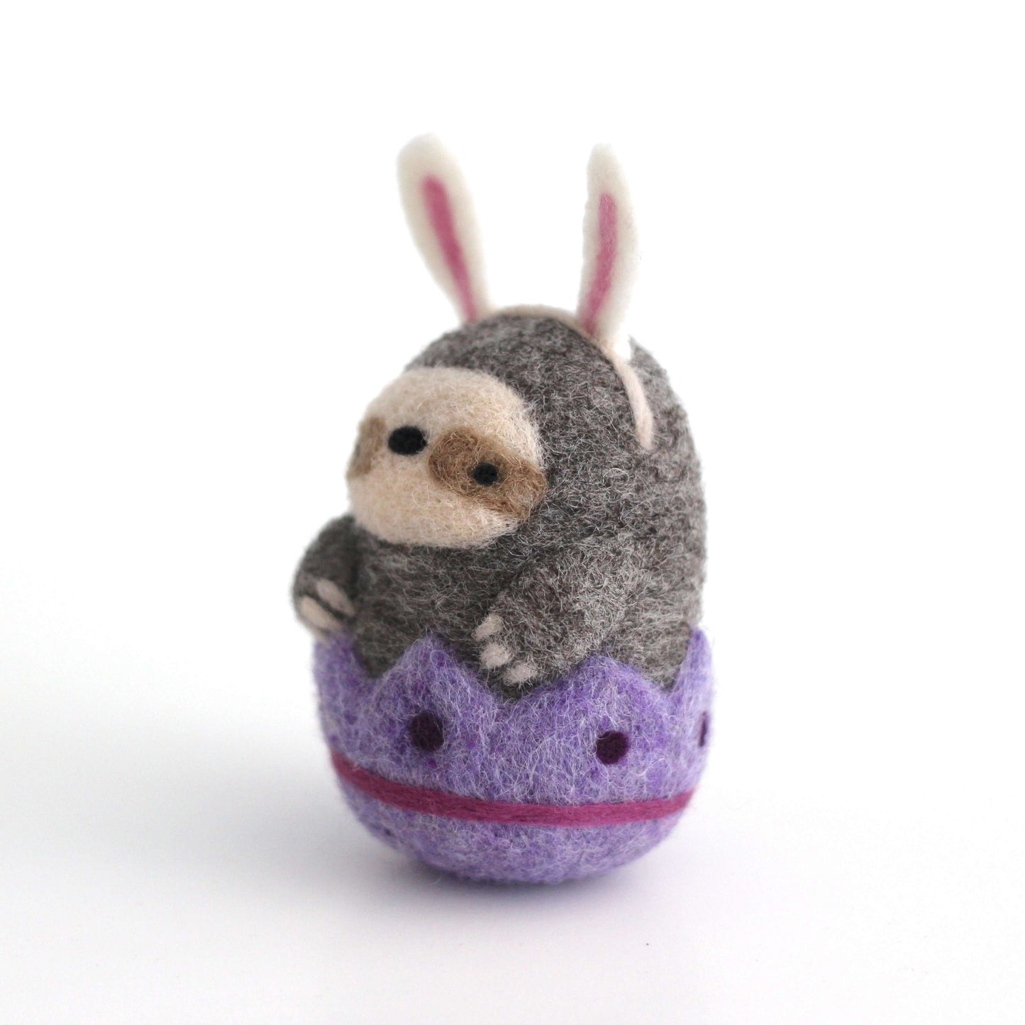 Needle Felted Easter Sloth Bunny