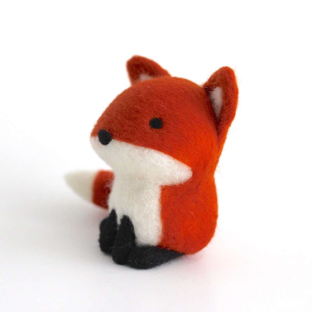 Needle Felted Fox by Wild Whimsy Woolies