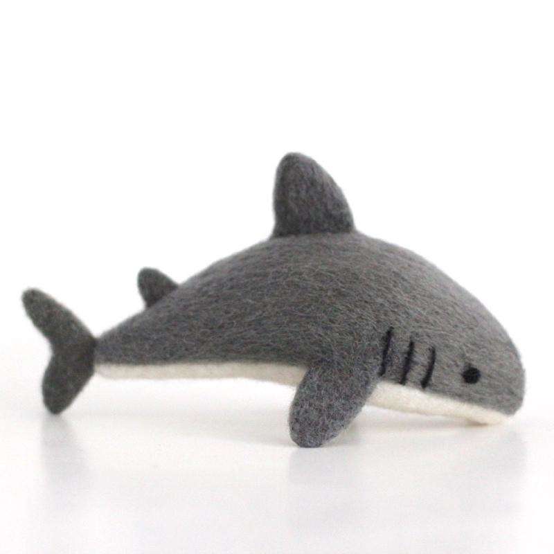 Needle Felted Great White Shark