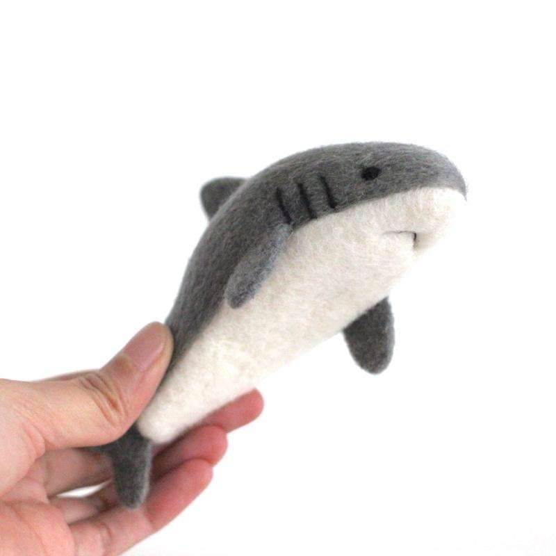 Needle Felted Great White Shark