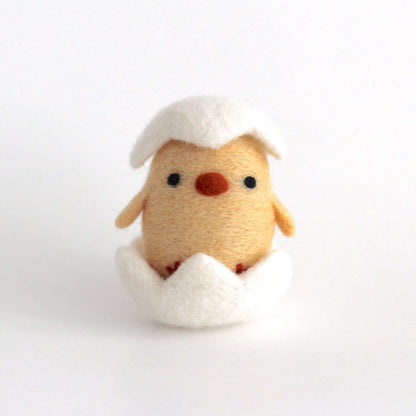 Needle Felted Hatching Chick