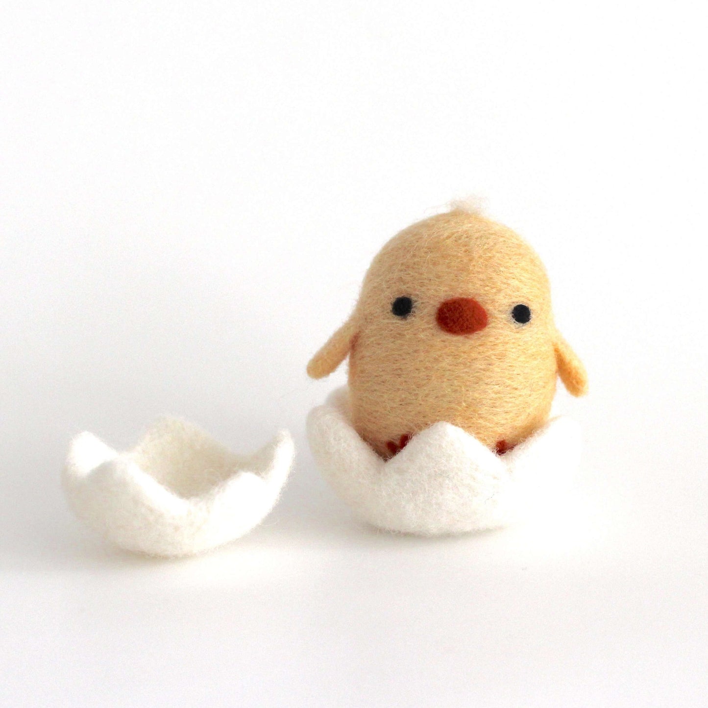 Needle Felted Hatching Chick