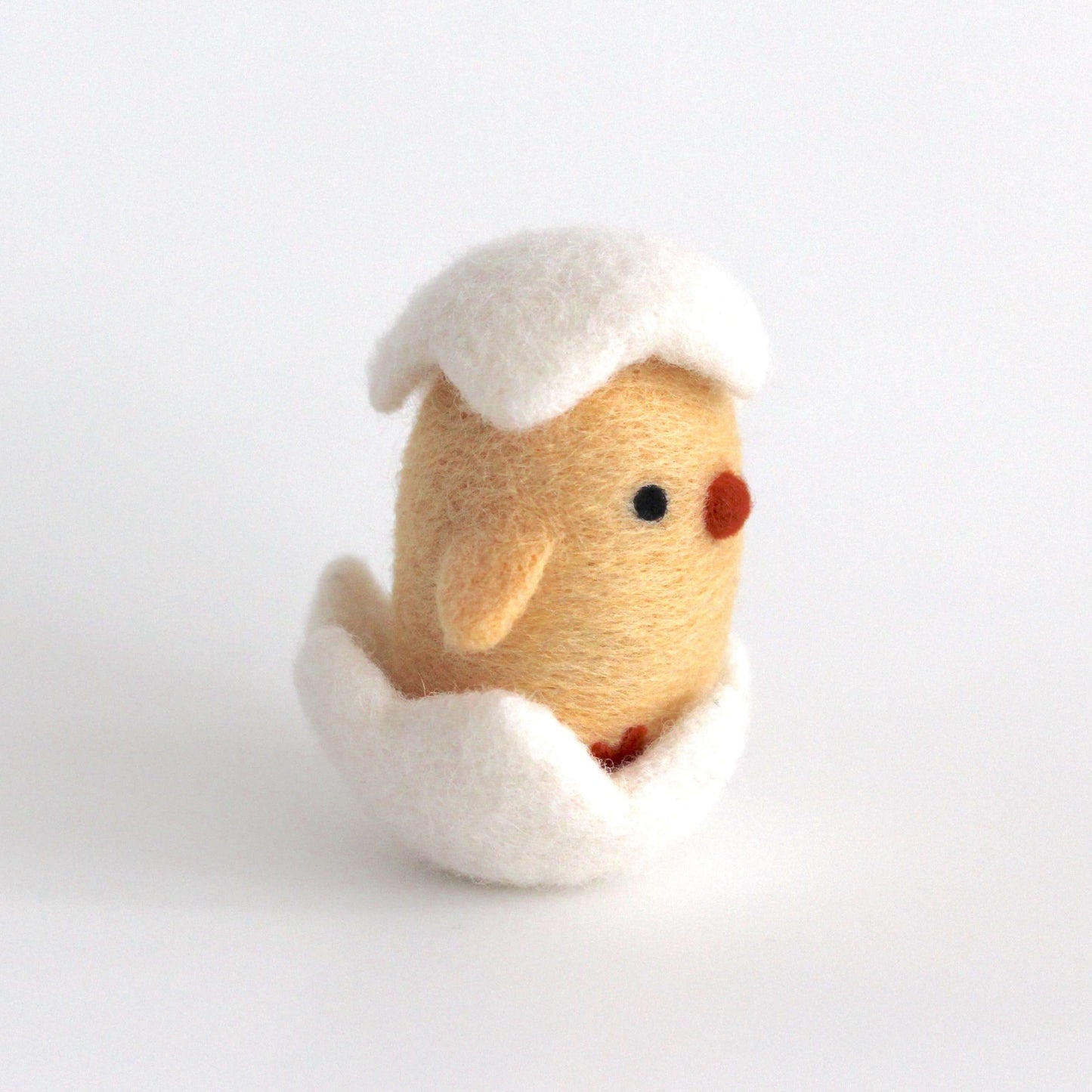 Needle Felted Hatching Chick by Wild Whimsy Woolies