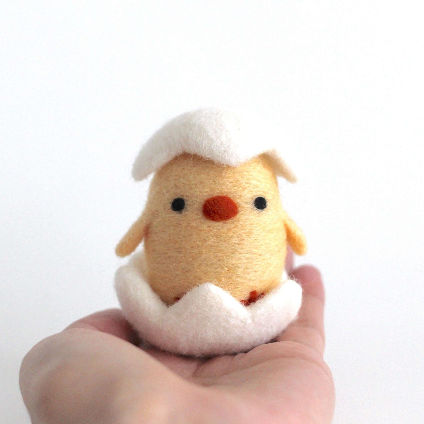 Needle Felted Hatching Chick