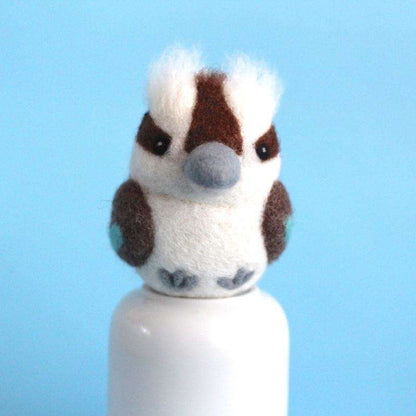 Needle Felted Kookaburra Hanging Ornament by Wild Whimsy Woolies