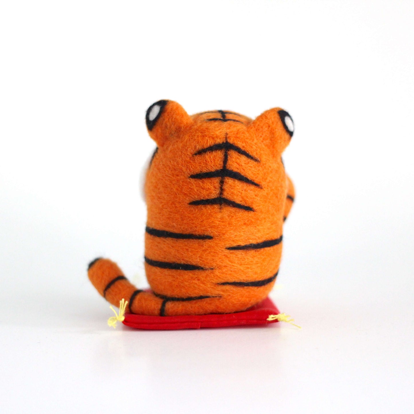 Needle Felted Lucky Tiger (Orange)