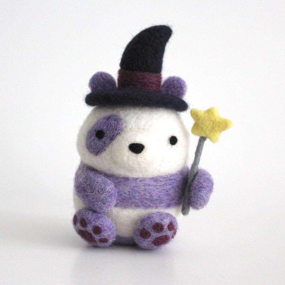 Needle Felted Magical Bear by Wild Whimsy Woolies