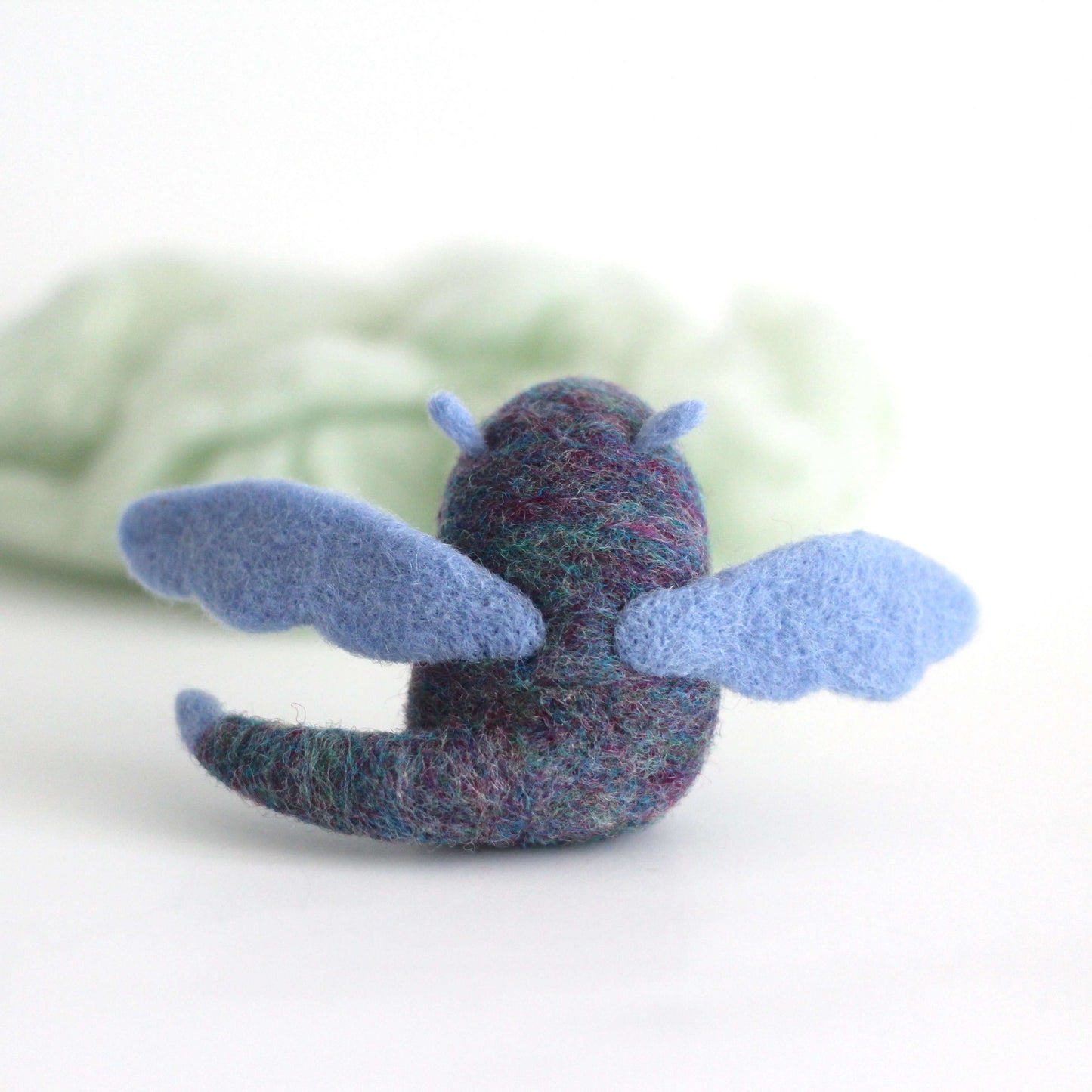 Needle Felted Mini Dragon by Wild Whimsy Woolies