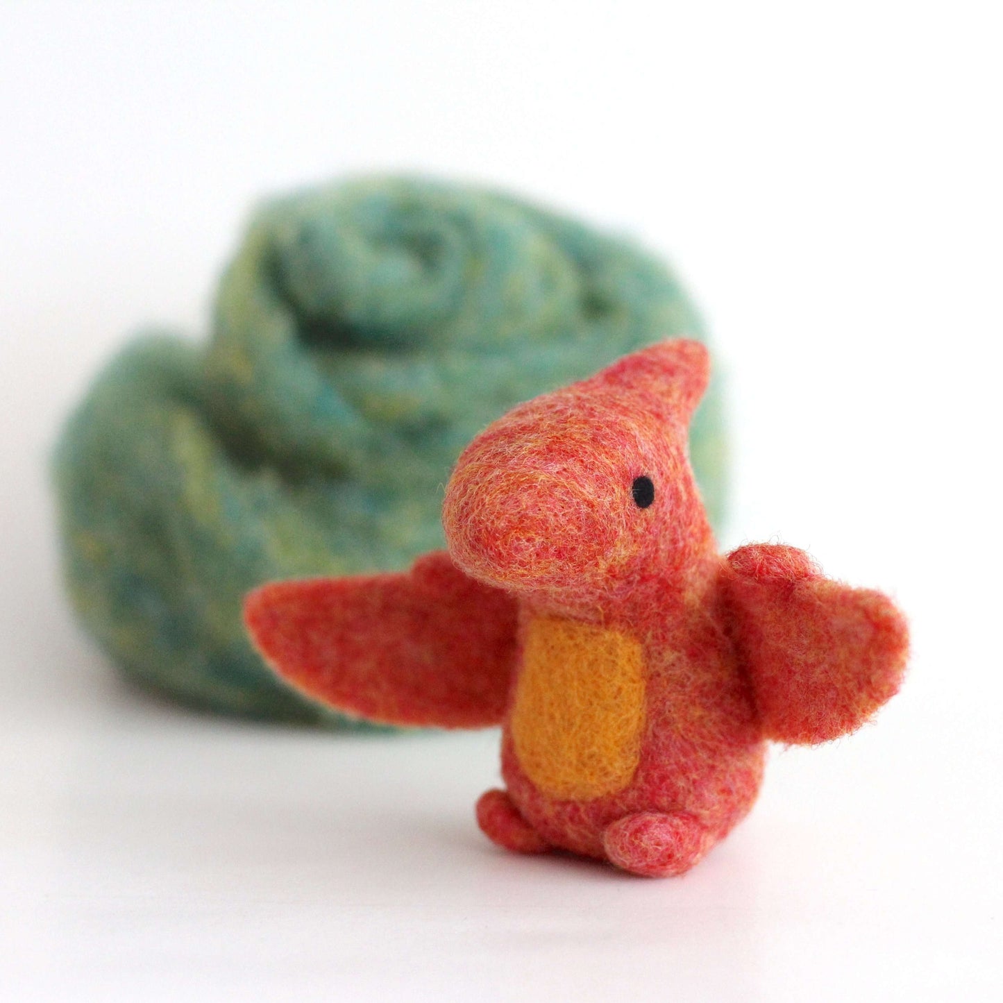 Needle Felted Pterodactyl by Wild Whimsy Woolies