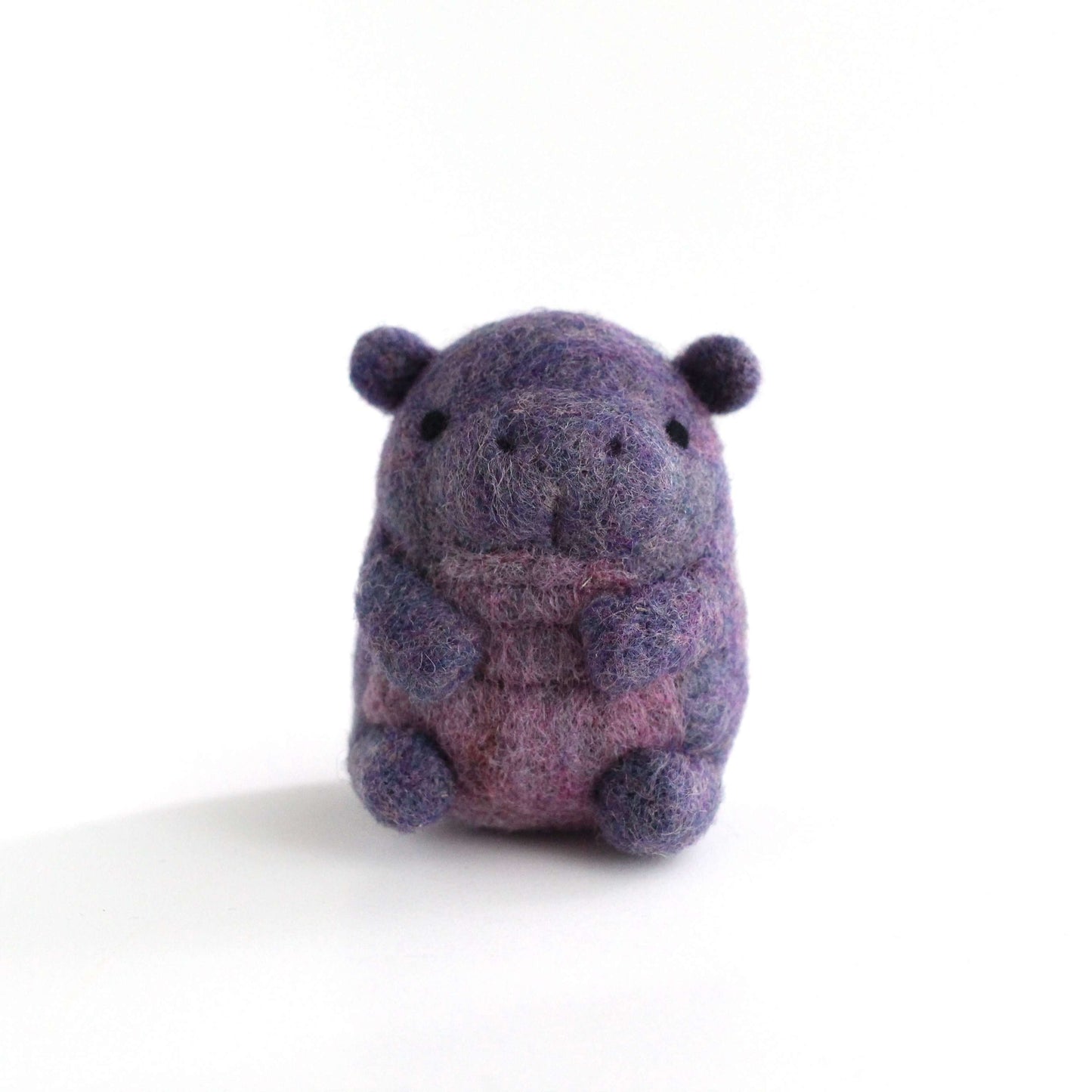 Needle Felted Pygmy Hippo