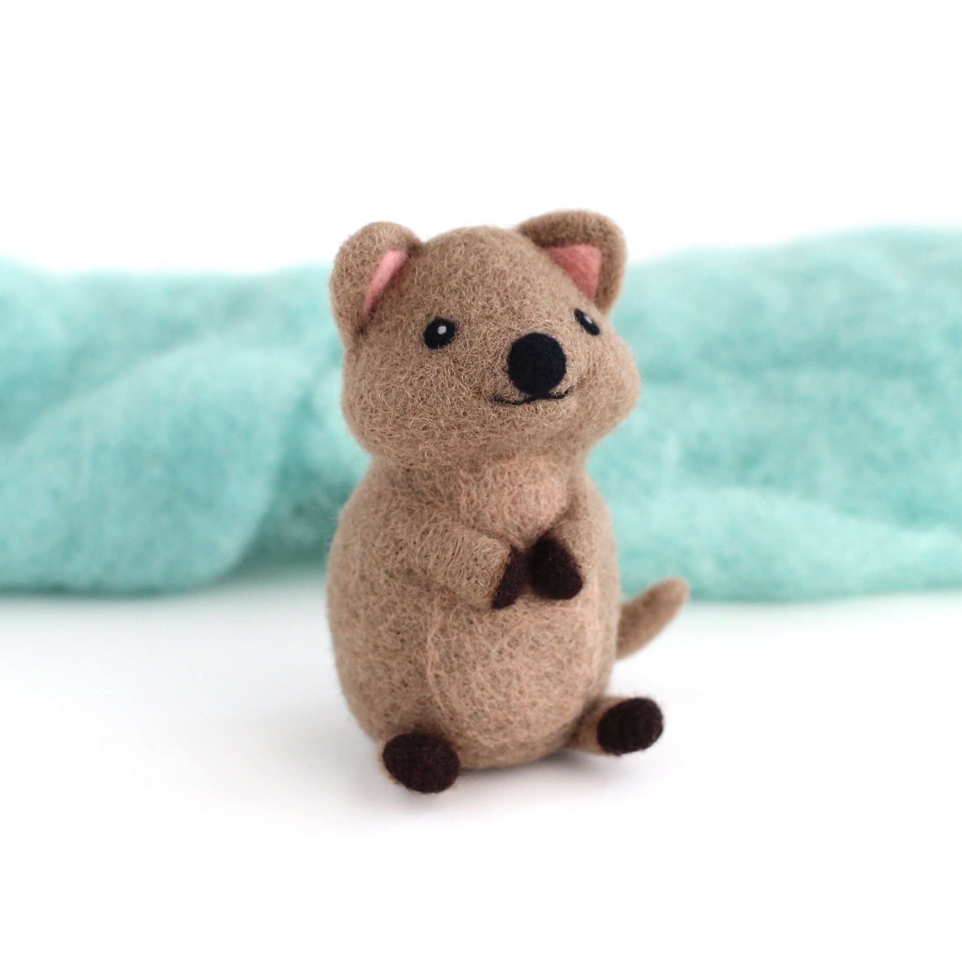 Needle Felted Quokka by Wild Whimsy Woolies