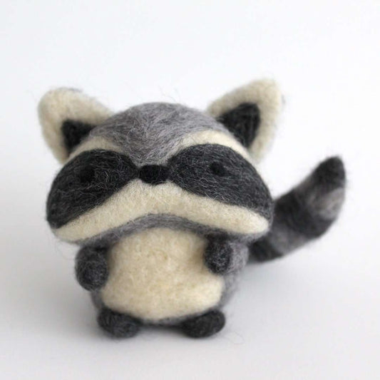 Needle Felted Raccoon