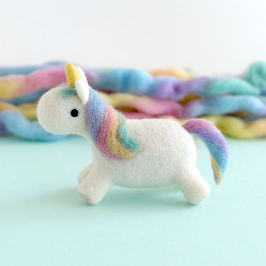 Needle Felted Rainbow Unicorn