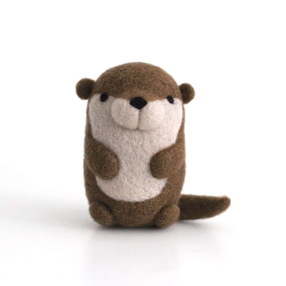 Needle Felted River Otter by Wild Whimsy Woolies