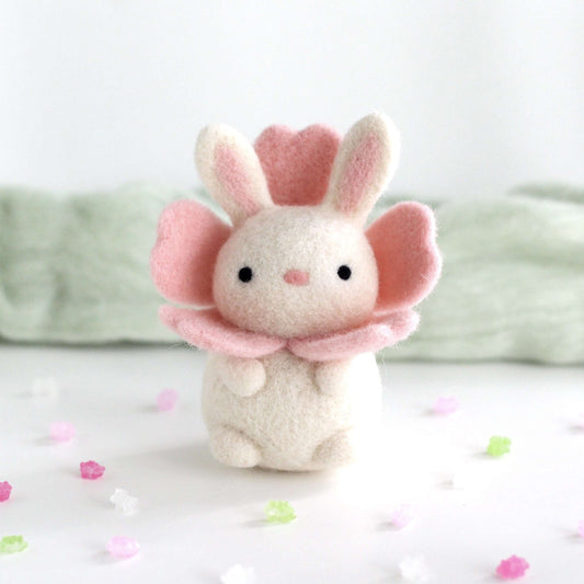 Needle Felted Sakura Bunny