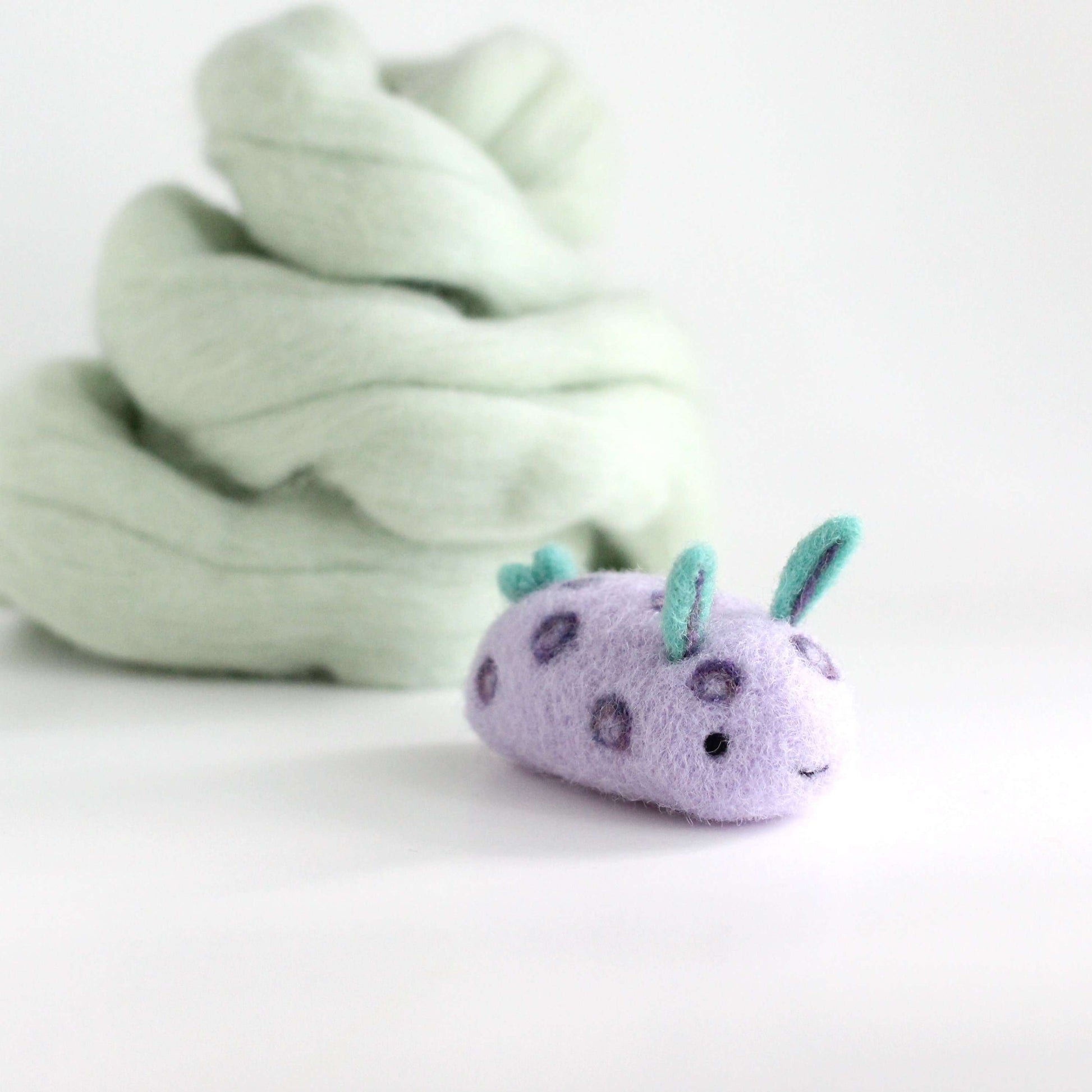 Needle Felted Sea Bunny (Taro) by Wild Whimsy Woolies