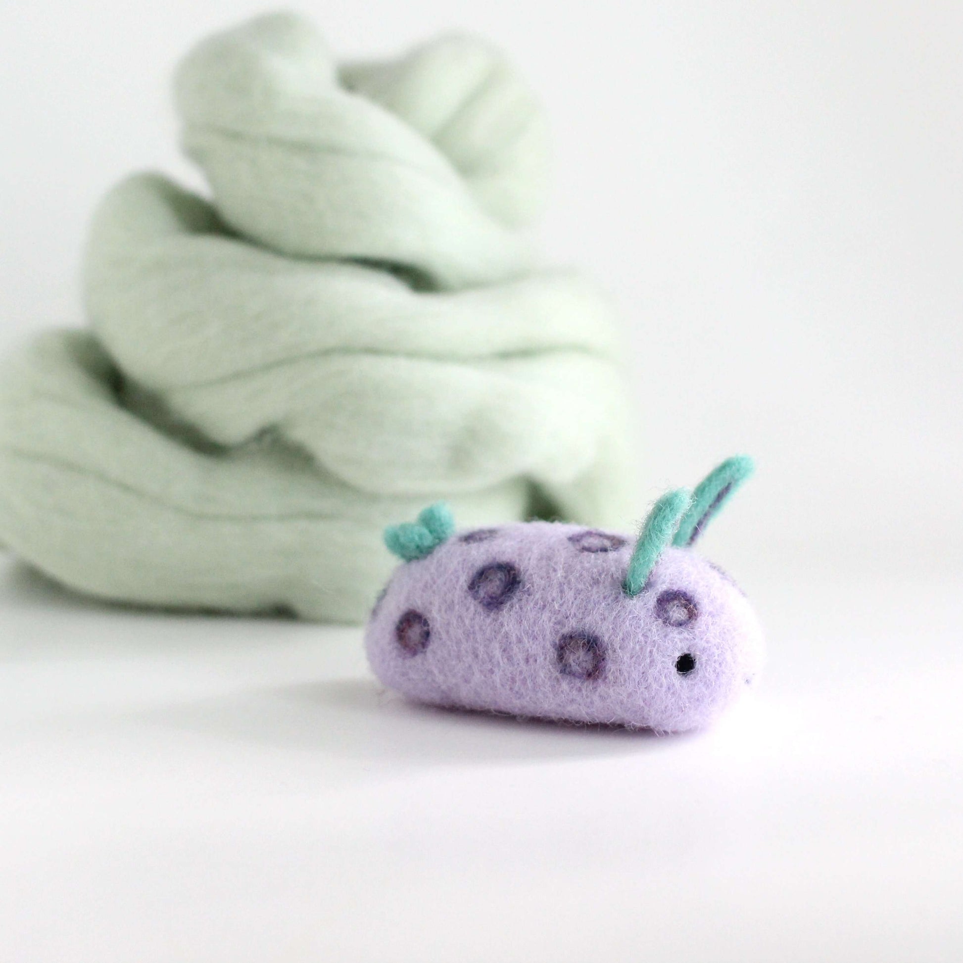 Needle Felted Sea Bunny (Taro) by Wild Whimsy Woolies