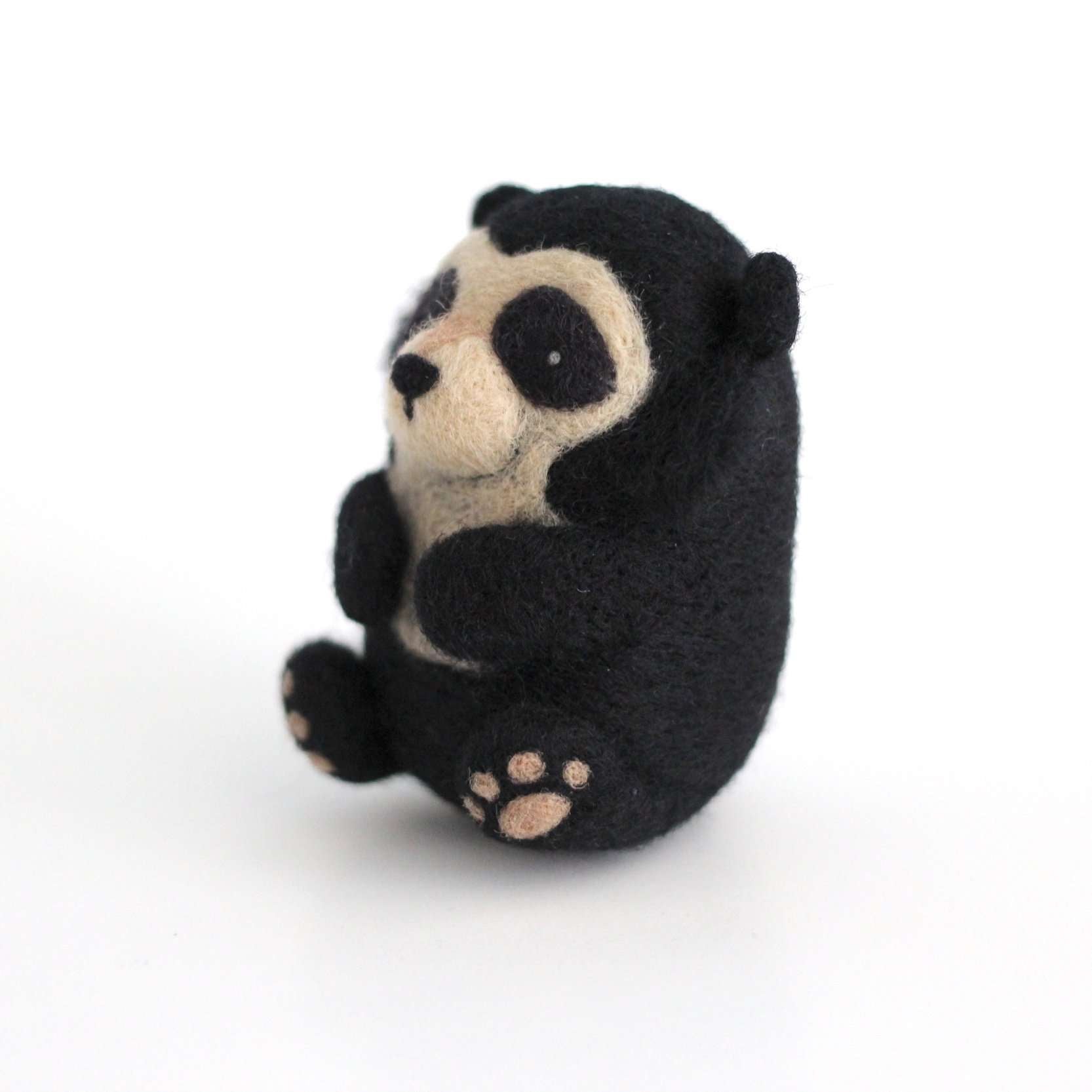 Needle Felted Spectacled Bear by Wild Whimsy Woolies